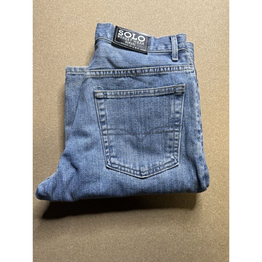 Vintage SOLO Semore Baggy Jeans
Men 30 X 29 9" Wide leg Hip Hop USA
y2k